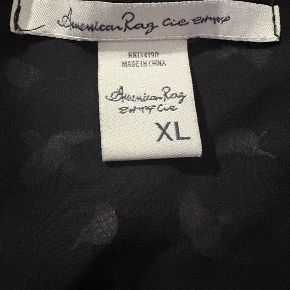 American Rag Black and White High Low Dress - Picture 2 of 4